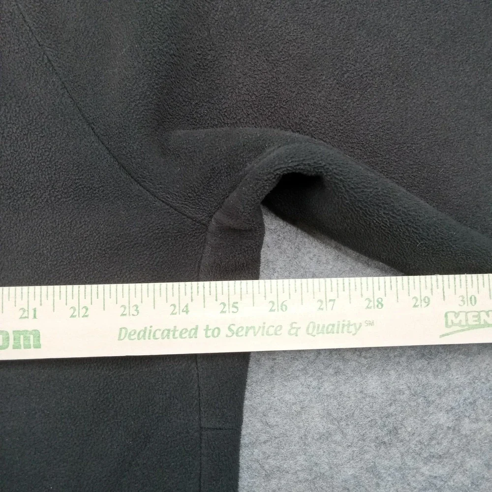 North Face Jacket Mens XL Black Fleece Full Zip Chest Pocket Outdoor Hiking‎